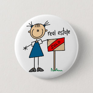 Real Estate Agent 6 Cm Round Badge