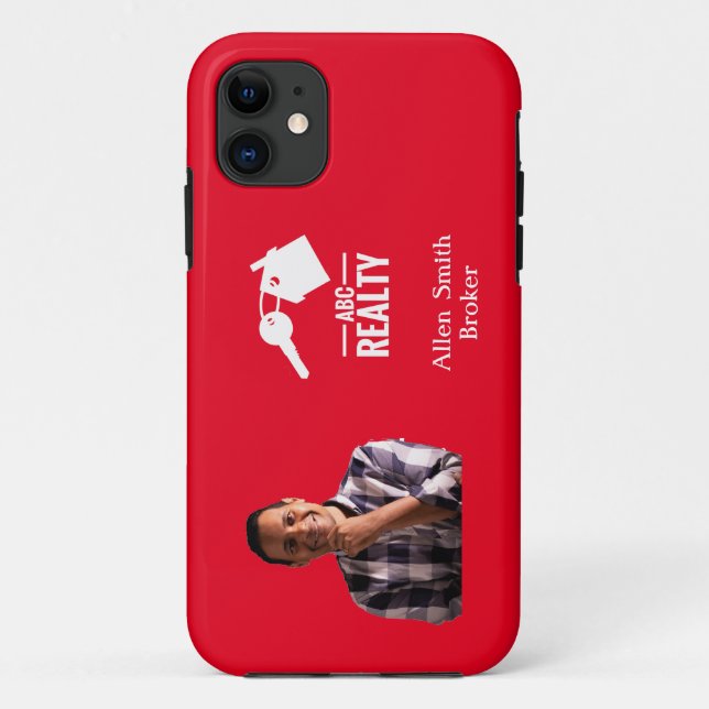 Real Estate Agent Branded iPhone / iPad case (Back)