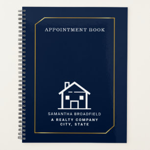 Real Estate Agent Broker Logo Appointment Book Planner