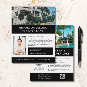Real Estate Agent Broker Realtor Marketing Flyer