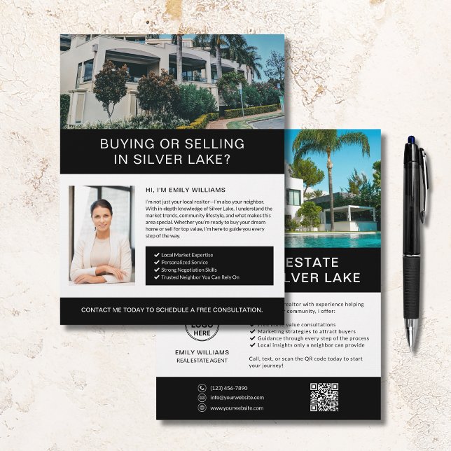 Real Estate Agent Broker Realtor Marketing Flyer (Real Estate Agent Broker Realtor Marketing Flyer)