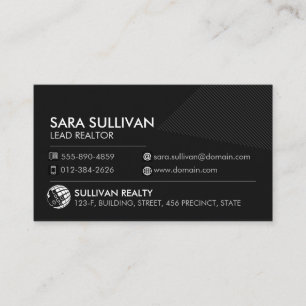 Real Estate Agent Business Card