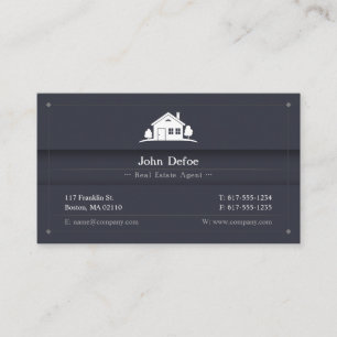 Real Estate Agent Business Card