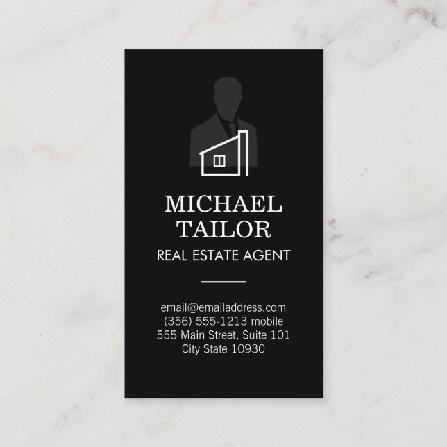 Real Estate Agent Business Card (Front)