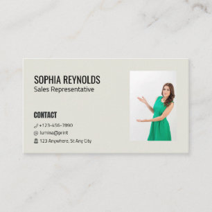 Real Estate Agent Business Card