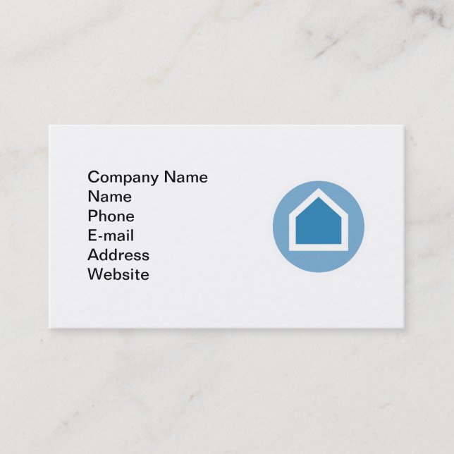 Real Estate Agent Business card template (Front)