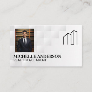 Real Estate Agent Business Man in Suit Card