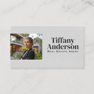 Real Estate Agent   Business Woman Card