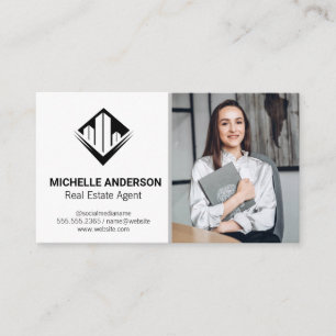 Real Estate Agent   Business Woman Card