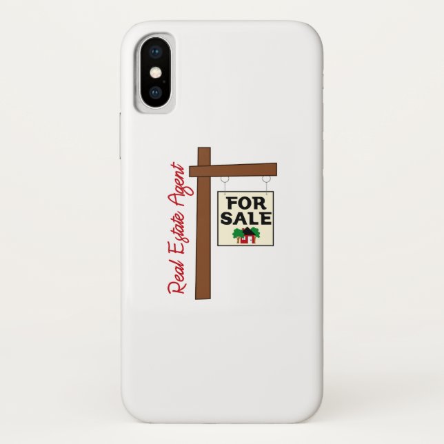 Real Estate Agent Case-Mate iPhone Case (Back)