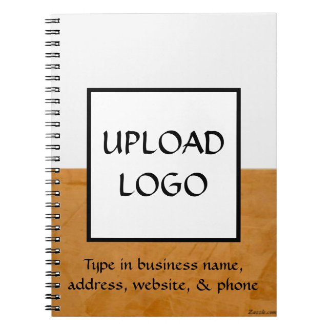 Real Estate Agent Custom Logo Notebook (Front)