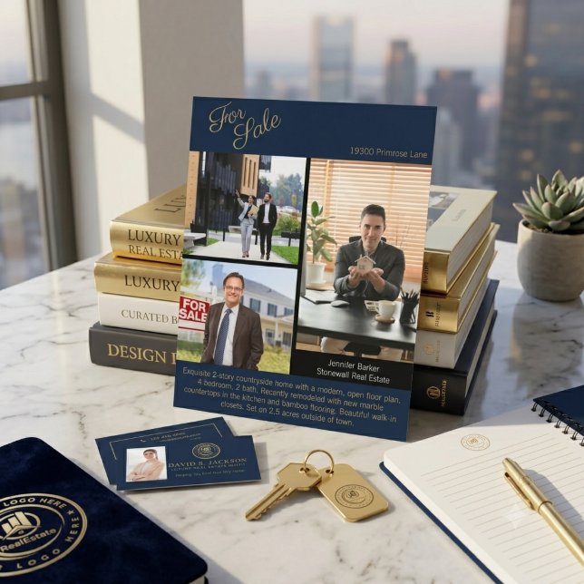 Real Estate Agent | Custom Logo Property Branding Flyer (Creator Uploaded)