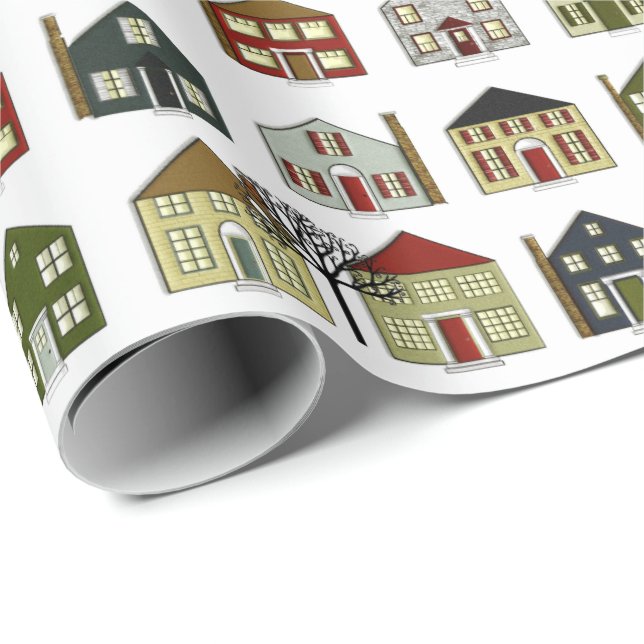 Real Estate Agent Gift Wrapping Paper (Roll Corner)