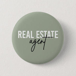 Real Estate Agent   Gifts for Realtor 6 Cm Round Badge