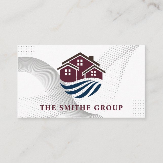 Real Estate Agent | Homes | Finance Properties Business Card (Front)