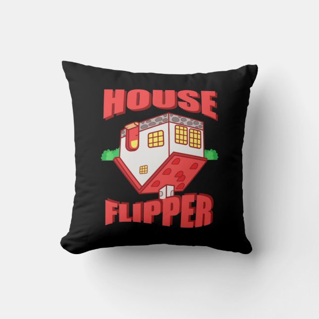 Real Estate Agent House Flipper Cushion (Front)