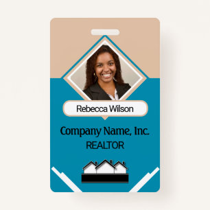 Real Estate Agent ID Badge