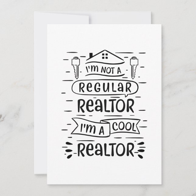 Real Estate Agent Invitation (Front)