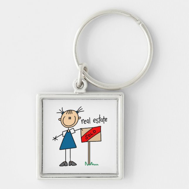 Real Estate Agent Key Ring (Front)