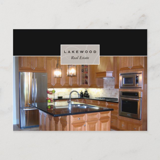 Real Estate Agent Kitchen Postcard (Front)