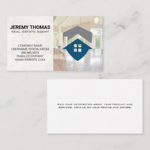 Real Estate Agent   Kitchen   Realtor Logo  Business Card