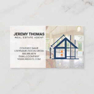 Real Estate Agent Kitchen Rentals Business Card