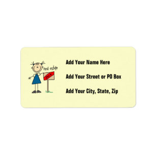 Real Estate Agent Label