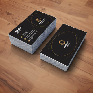 Real Estate Agent Luxury Business Card