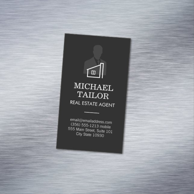 Real Estate Agent Magnetic Business Card (In Situ)