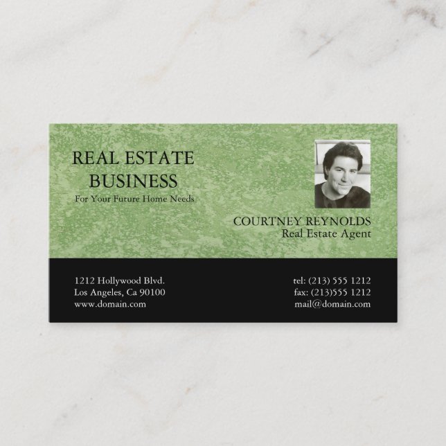 Real Estate Agent Marmorino Business Cards (Front)