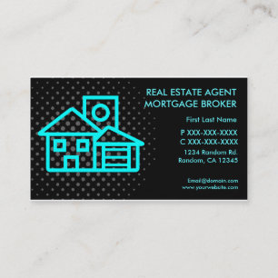 Real estate agent mortgage custom business cards