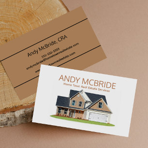 Real Estate Agent, Professional Reality Sales  Business Card