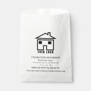 Real Estate Agent Promotional Advertising  Favour Bags