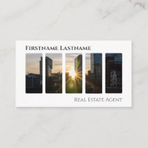 Real estate agent QR-Code modern office buildings