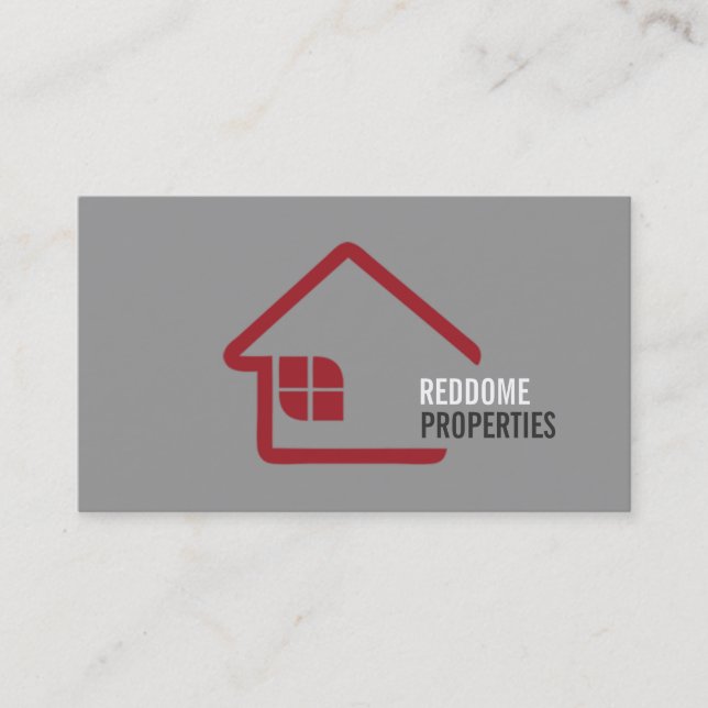 Real Estate Agent Real Estate Business Card (Front)