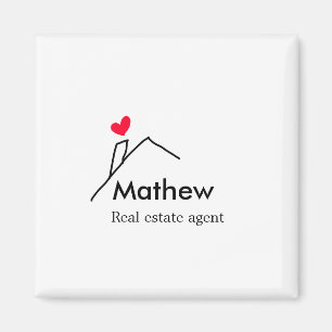 Real estate agent realtor construction home inaugu magnet