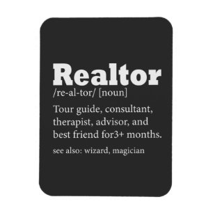 Real Estate Agent Realtor Funny Quote Magnet
