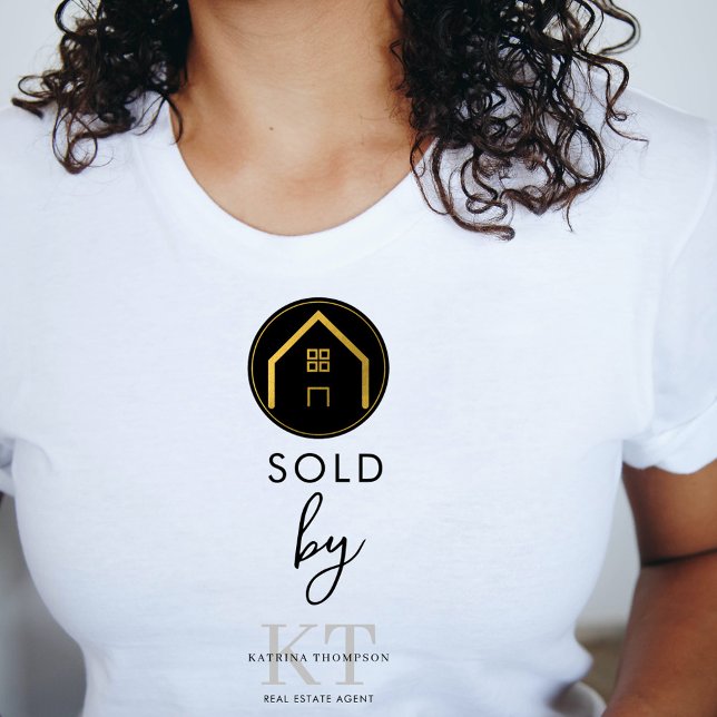 Real Estate Agent Realtor Name Sold By  T-Shirt (Real Estate Agent Realtor Name Sold By T-Shirt)