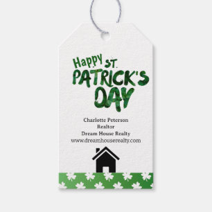 Real Estate Agent Realtor St.Patrick's Day Gift Tags