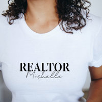 Real Estate Agent Realtor Stylish Script Name