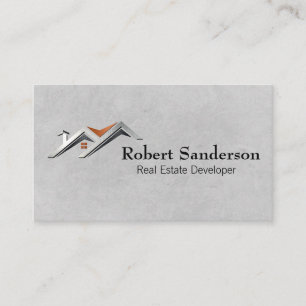 Real Estate Agent Residential Property Logo Business Card