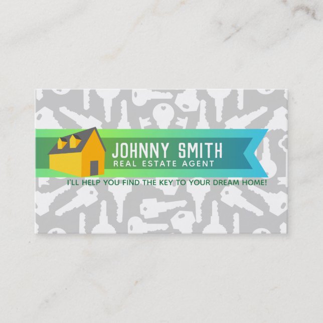 Real Estate Agent Slogans Business Cards (Front)
