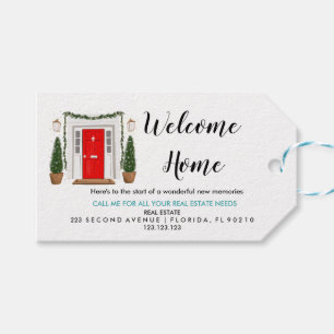 Real Estate Agent Welcome Home Gift Tags