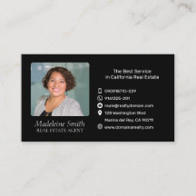 Real Estate Agent with Photo 