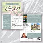 Real Estate April Newsletter Promotional Farming Flyer<br><div class="desc">🏡 This HELLO NEIGHBOR real estate marketing newsletter will raise your brand awareness and generate new leads. The modern design will catch the eye of your potential clients and let them know that you are the friendly, knowledgeable real estate agent. 📝 The template is easy to edit using the personalisation...</div>