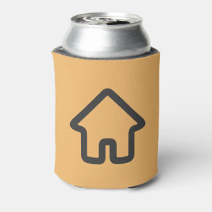 Real Estate Architecture House Icon Can Cooler