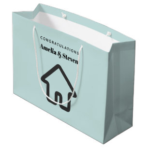 Real Estate Architecture House Icon First House Large Gift Bag