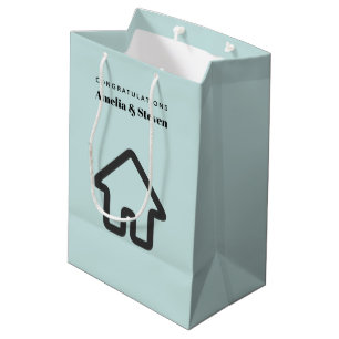 Real Estate Architecture House Icon First House Medium Gift Bag