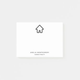 Real Estate Architecture House Icon Post-it Notes