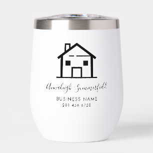 Real Estate Black White Personalised Coworker